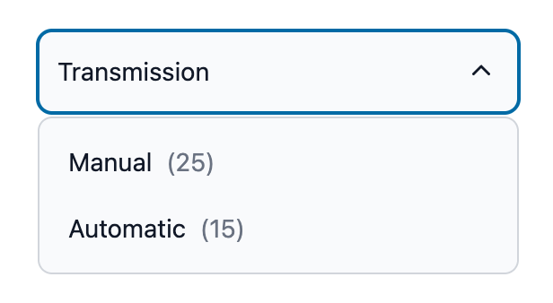 The Advanced Select Filter.